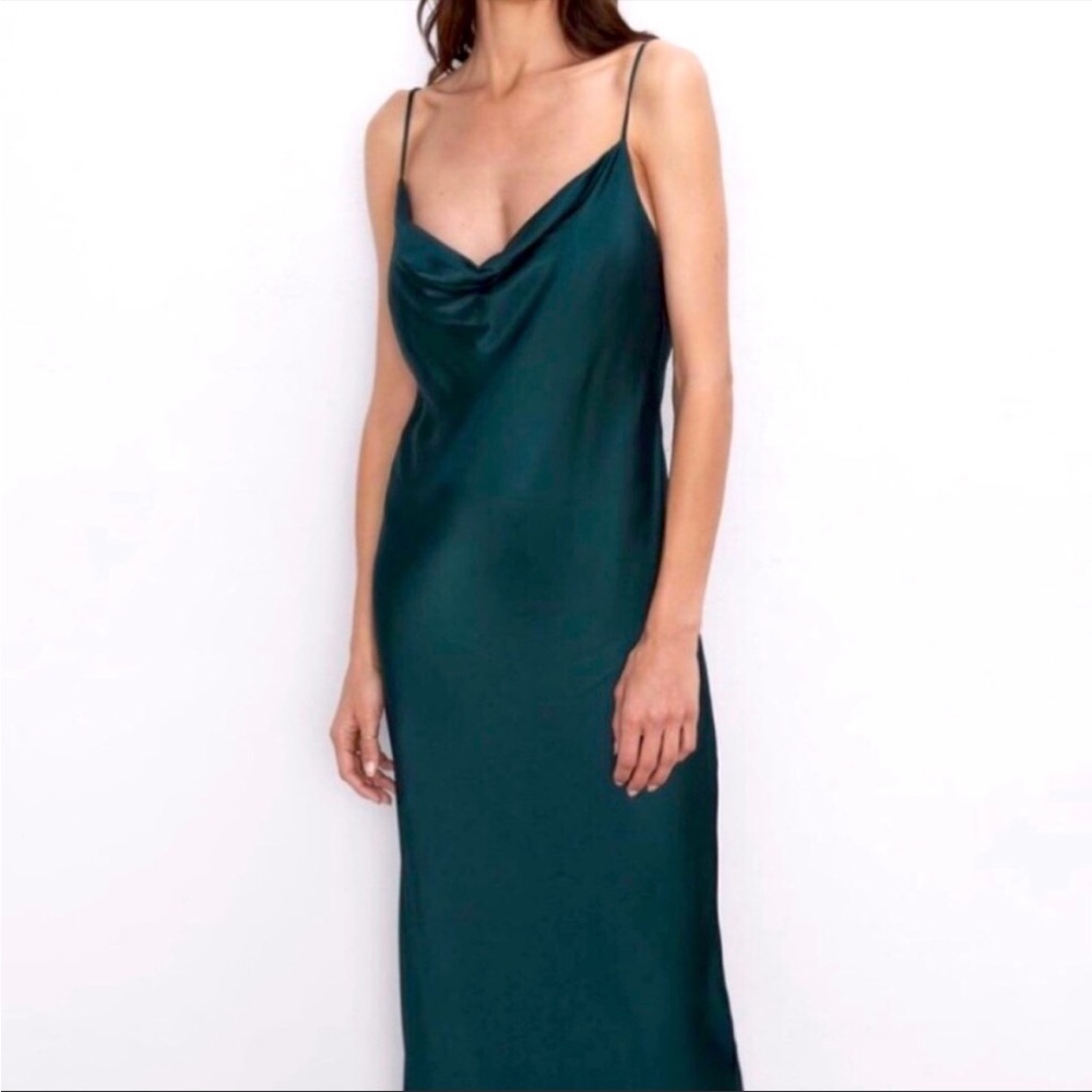 NWT Zara Midi Slip Dress
